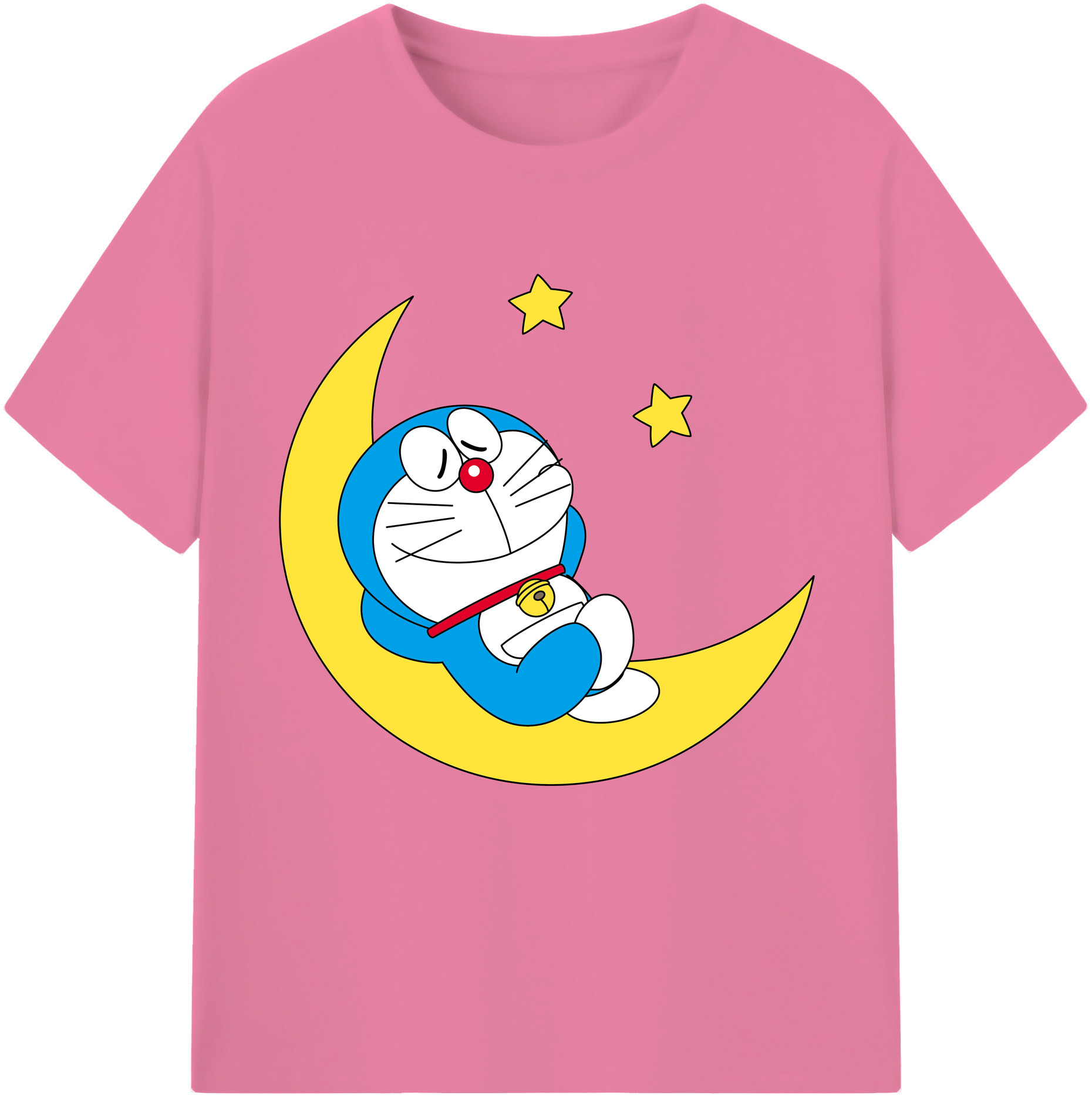 （画像用） ドラえもん Doraemon 綿100％半袖Tシャツ（フロントプリント）